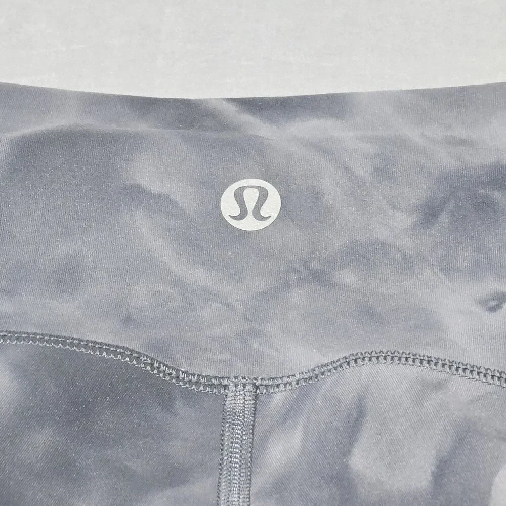 Lululemon Leggings Align High Rise Diamond Dye Pitch Grey Graphite Camo Size 4